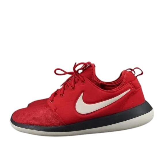 Nike Shoes Mens 14 Sneakers Athletic Roshe Two Trainers Sport Running Active Red - Picture 7 of 13